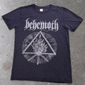 Behemoth Ceremonial Triangle Flame Black Metal Band Tee | Medium