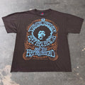 2000s Brown jimmy hendrix tee | Large