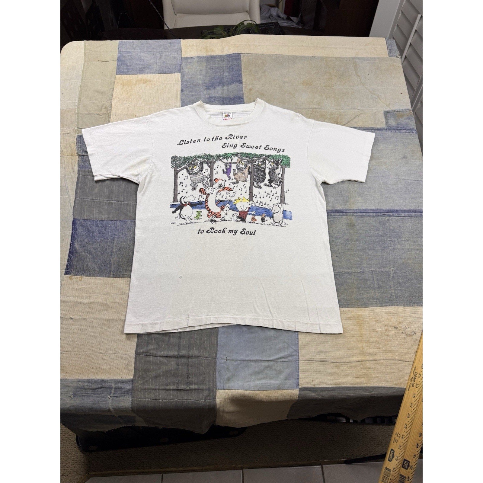 Vintage Grateful Dead Parking Lot Bootleg Tie Dye Tee Size XL