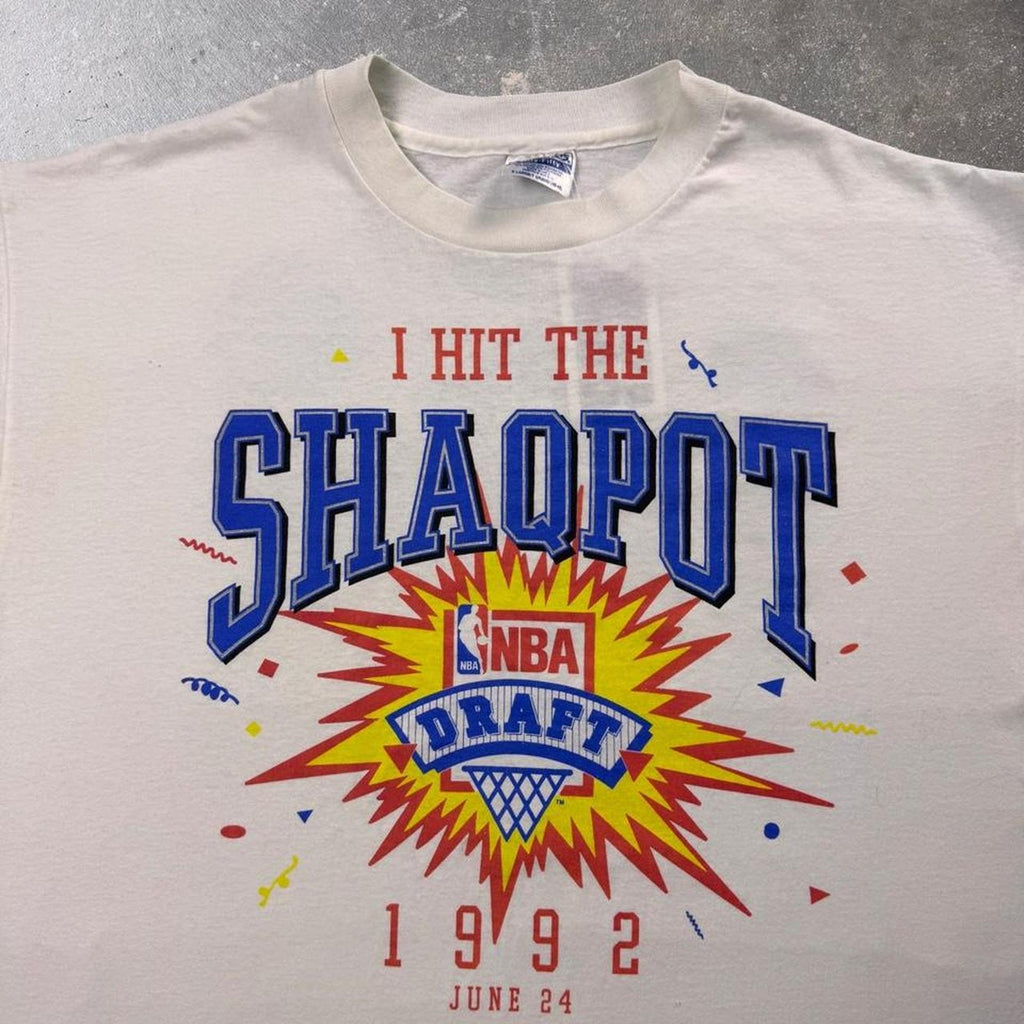 1992 Orlando Magic “I Hit the Shaqpot” NBA Draft Tee | XL