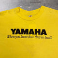 1970’s Yellow Yamaha graphic t-shirt Size XL