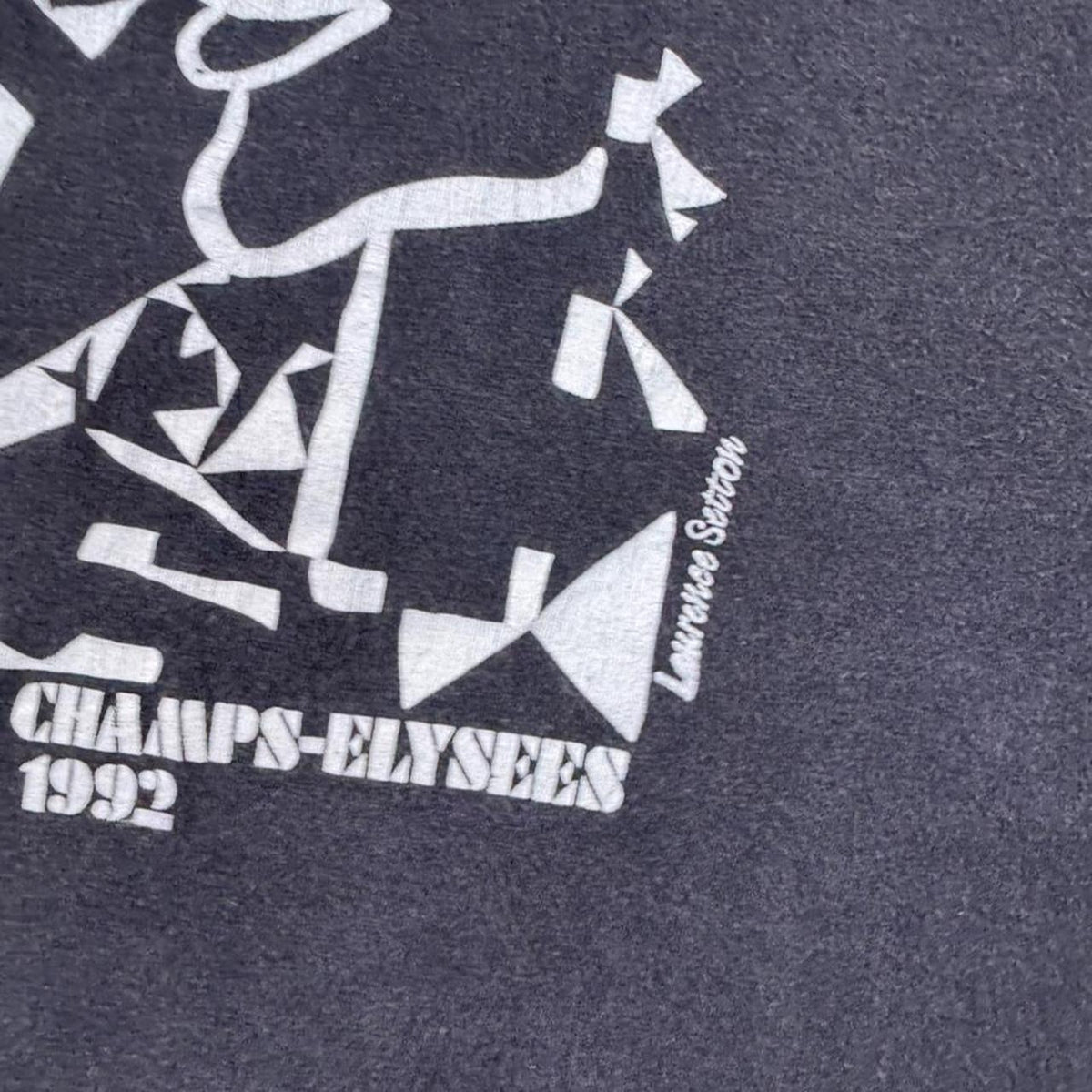 1992 Espace 70 Champs-Élysées Paris Art Graphic Tee | Large