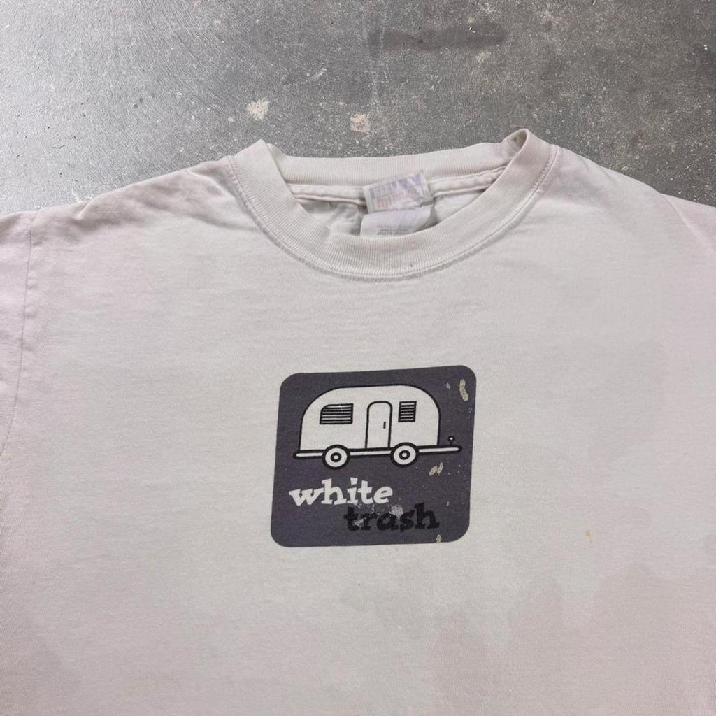 2000s White Trash Camper Graphic Tee | Small