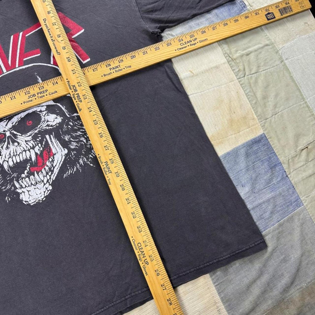 1990s Slayer Slaytanic Wehrmacht Skull Band Tee | XL