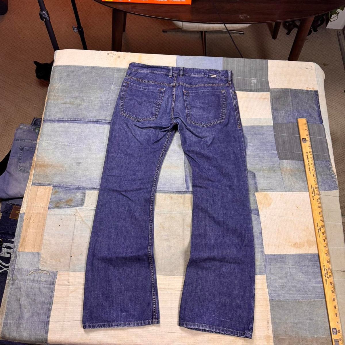 Vintage diesel flare bootcut jeans | 35x32
