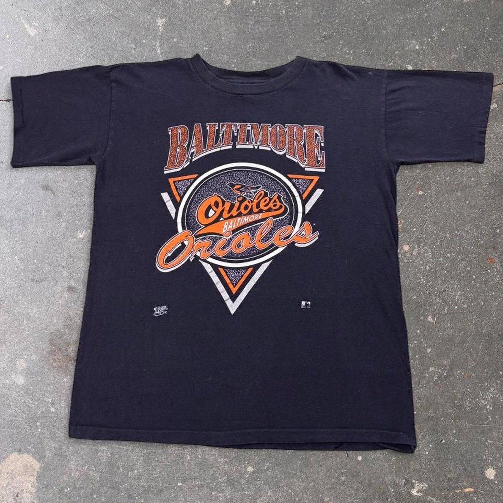 1992 Baltimore Orioles Logo Graphic Tee | Large