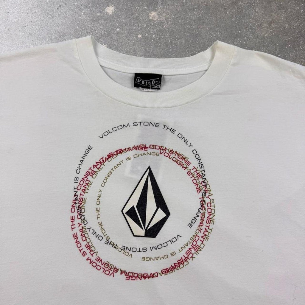2000s Volcom Stone The Only Constant Is Change Graphic Tee | XL
