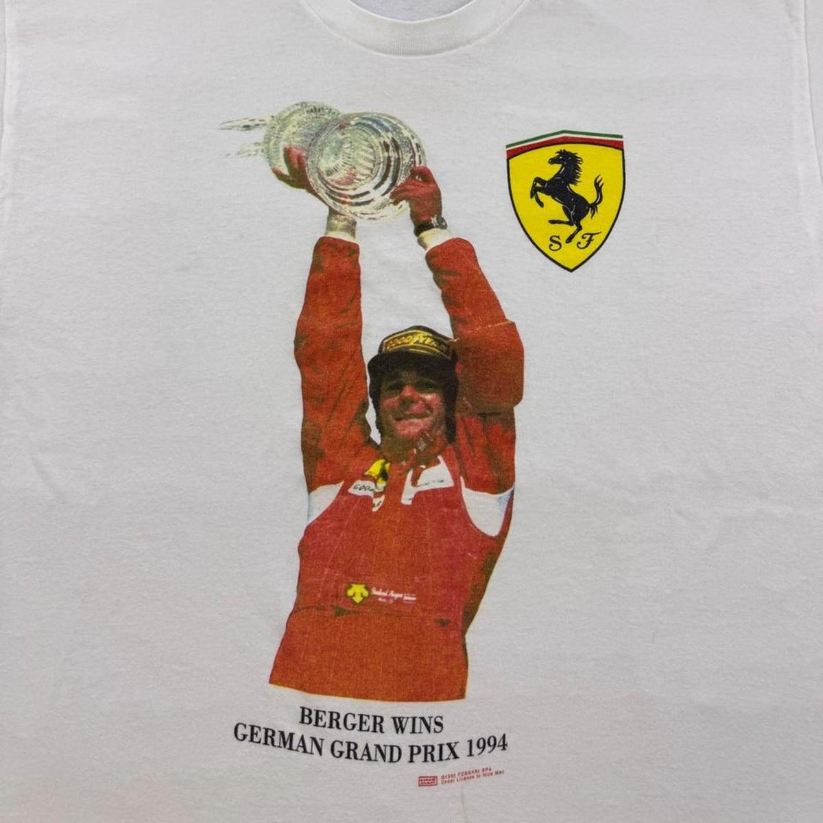 1994 Ferrari Gerhard Berger German Grand Prix Racing Tee | XL
