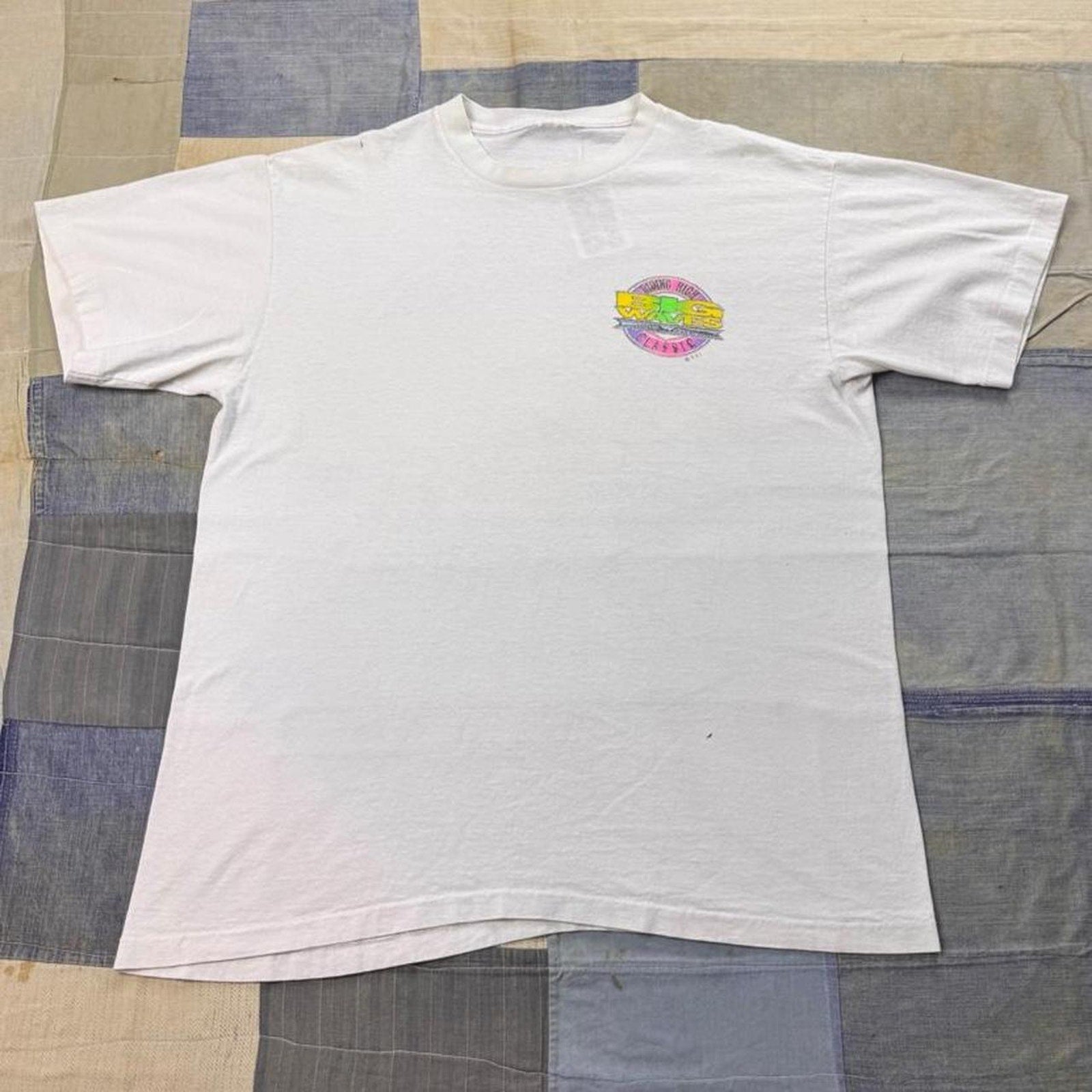 1990s Big Waves Riding High Classic Surf Tee | XL