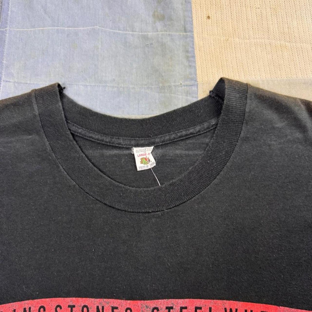 1989 Rolling Stones Steel Wheels North American Tour Tee | Large