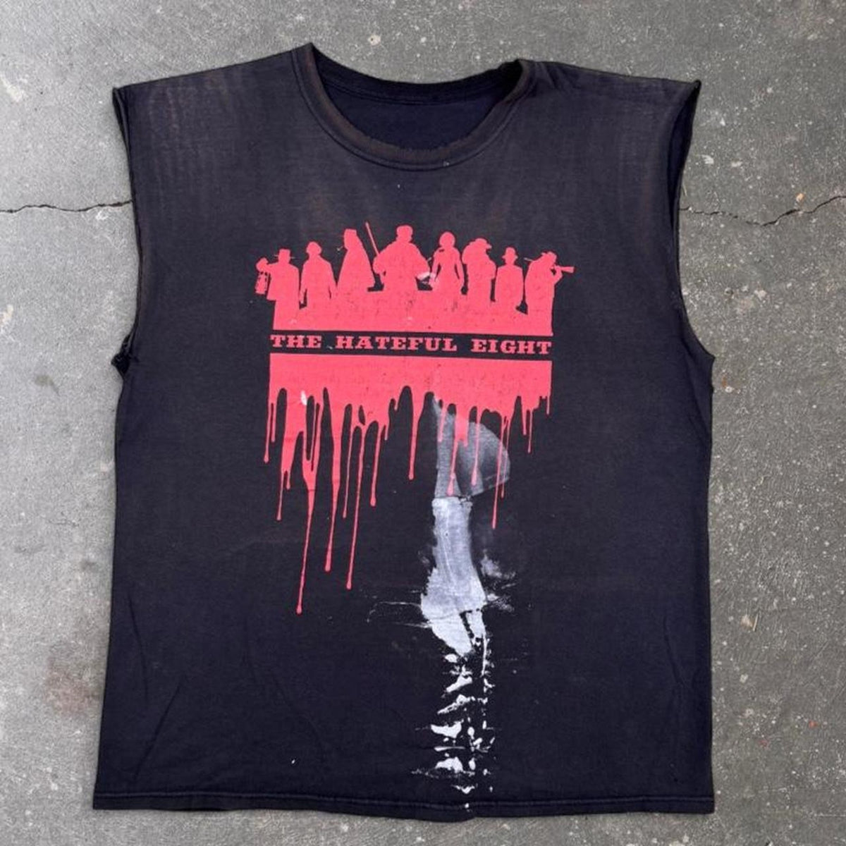 2015 The Hateful Eight Quentin Tarantino Movie Promo Sleeveless Tee | Large