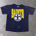 1990s New Orleans Saints NFL Logo Graphic Tee | Large