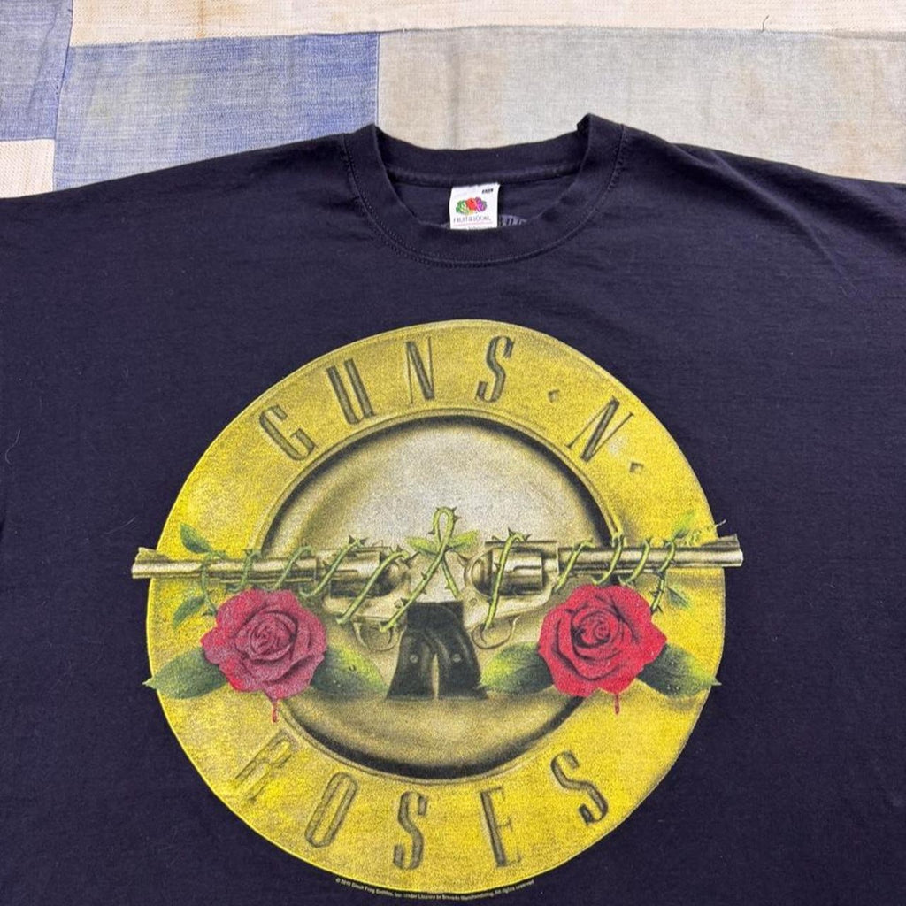 2010 Guns N' Roses Bullet Logo Band Tee | XXL