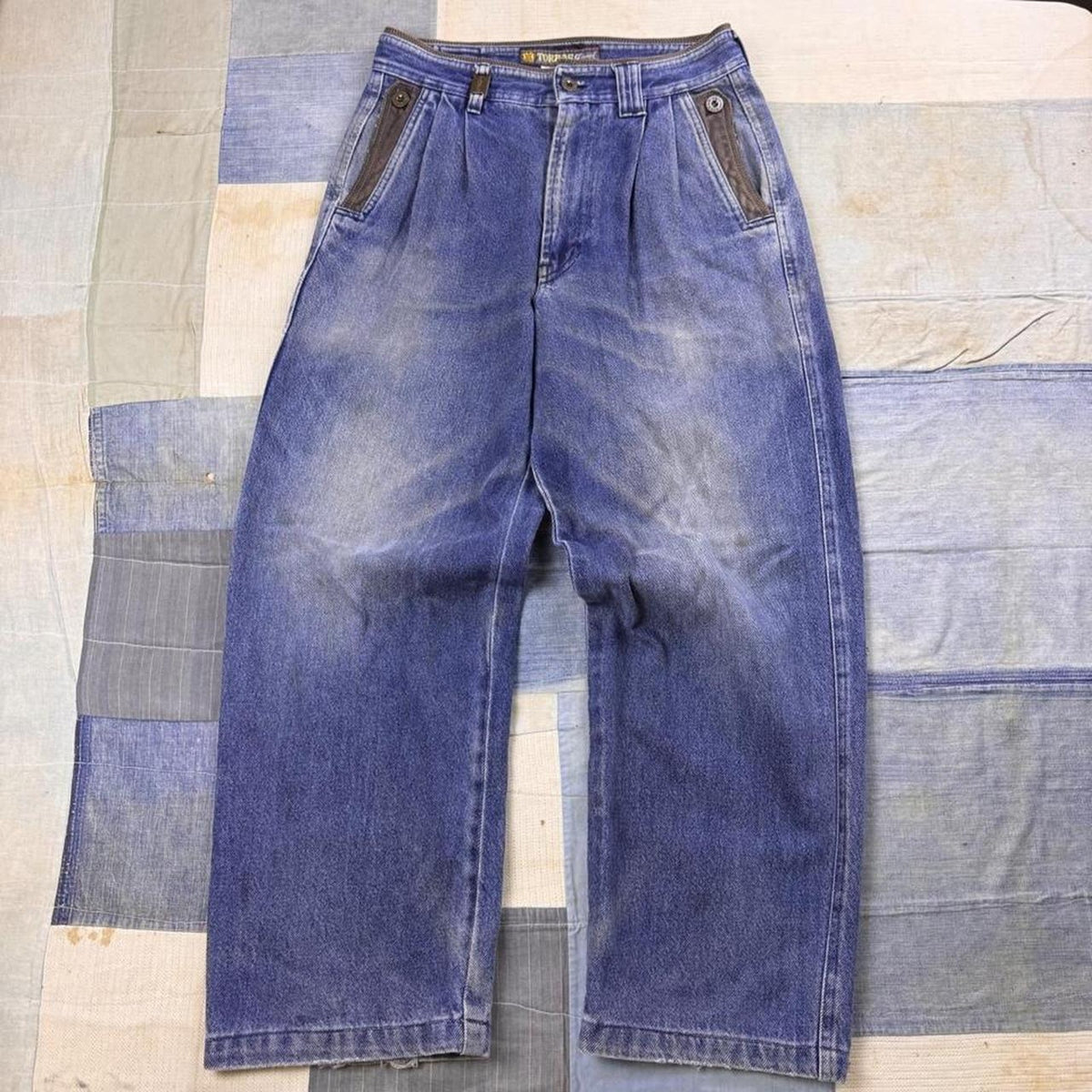 1990s Torras Sports Baggy Pocket Jeans | 29x27