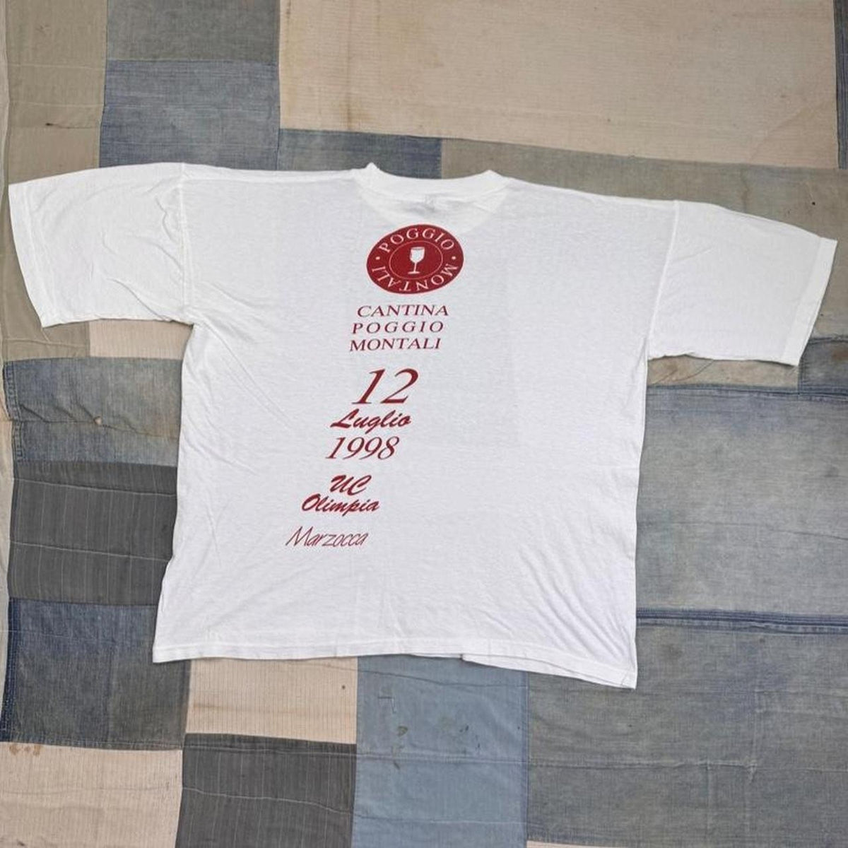 1998 Senigallia Italy Un Estate Al Mare Beach Tourism Graphic Tee | Extra Large