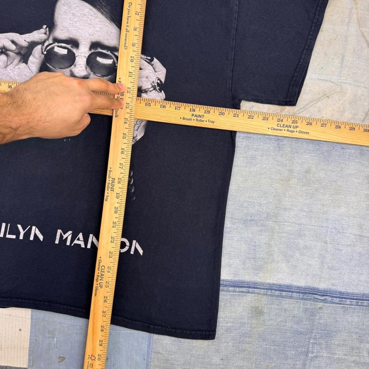 2015 Marilyn Manson The End Times Tour Tee Black Gildan Heavy Cotton | Large
