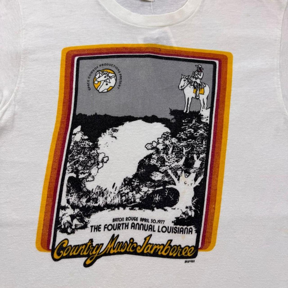 1977 Louisiana Country Music Jamboree Festival Tee | Medium
