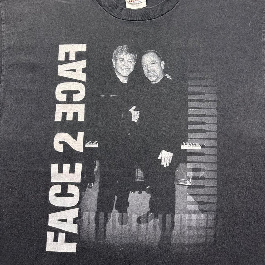 2001 Billy Joel & Elton John Face 2 Face Tour Tee | Large