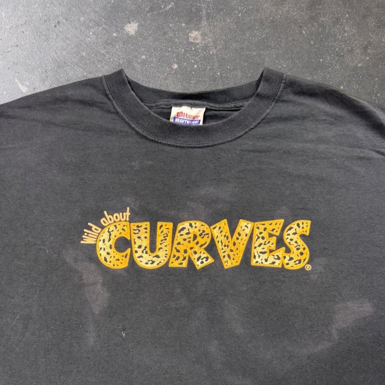 1990s Curves “Wild About Curves” Graphic Tee | Large