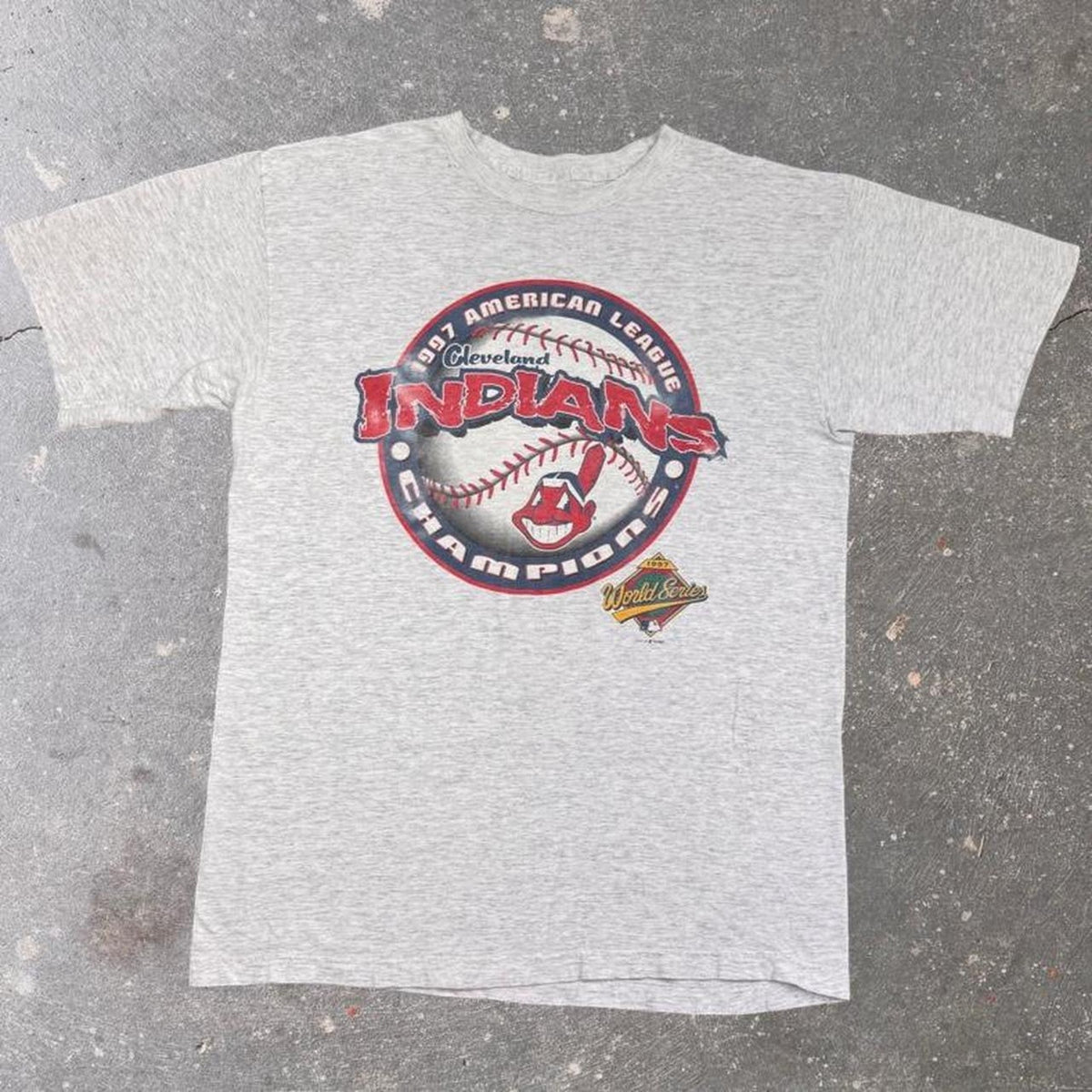 1997 Cleveland Indians American League Champions Tee | L