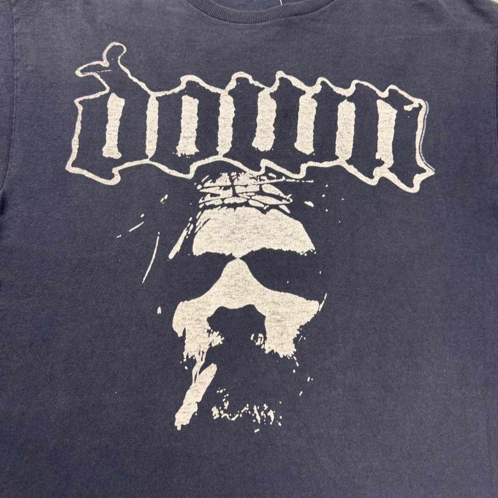 2000s Down Band Portrait Graphic Tee | Large