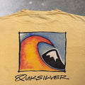 1990s Quiksilver Wave Logo Double-Sided Surf Tee | Medium