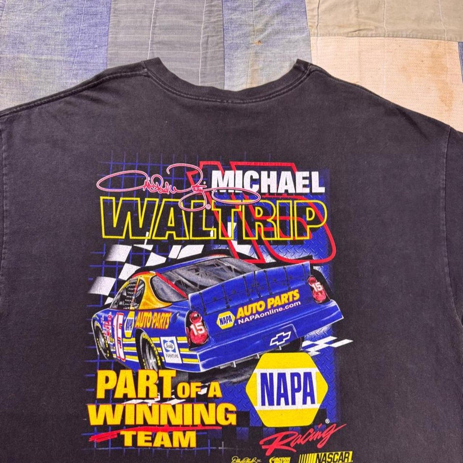 2000s Michael Waltrip  NAPA New Attitude NASCAR T Shirt | XL