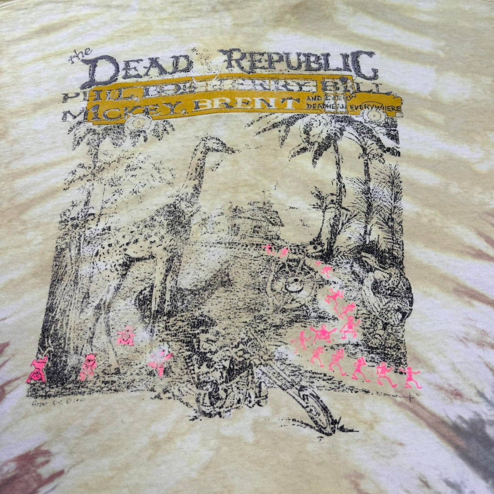 90’s Vintage grateful Dead Republic band tee Size XL
