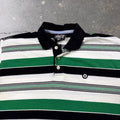 2000s South Pole Striped Polo Shirt | Medium